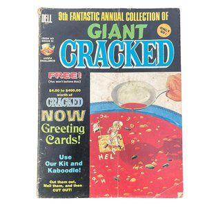 Vintage 1973 Giant Cracked‎ Collectible Comedy Satire Comic Book